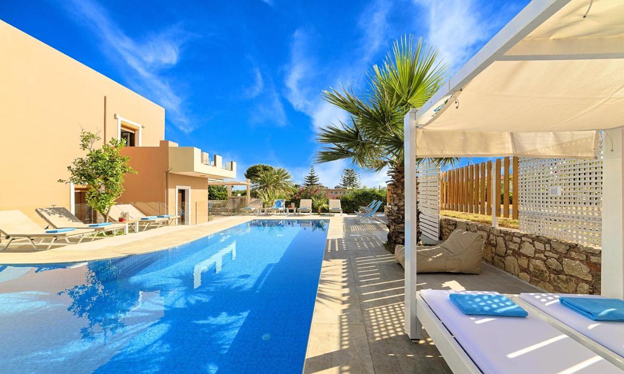 Island Villa Heated Pool Georgioupoli Luaran gambar